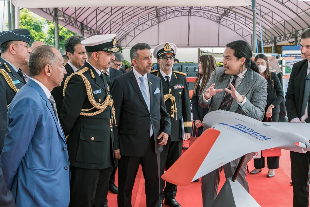 RV Connex อวดโฉมศักยภาพ UAV ในพิธีตัดเหล็กแผ่นแรกเรือยกพลขึ้นบกของมาร์ซัน