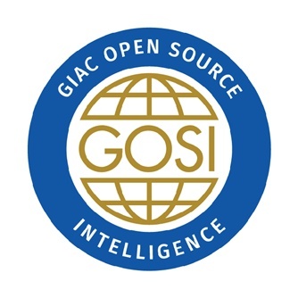 GIAC Open Source Intelligence (GOSI)